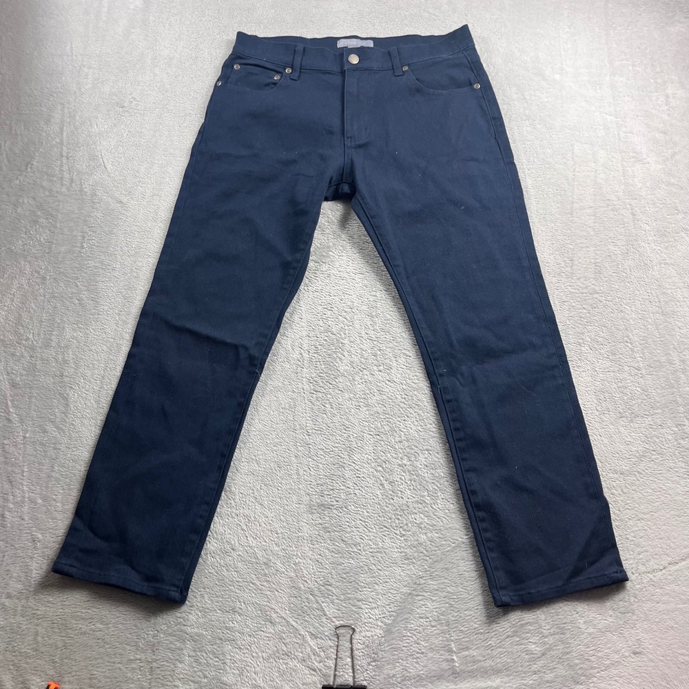 Ash & Erie Mens Essential Chino Pants Navy Blue Straight Leg 30x26 Short King
